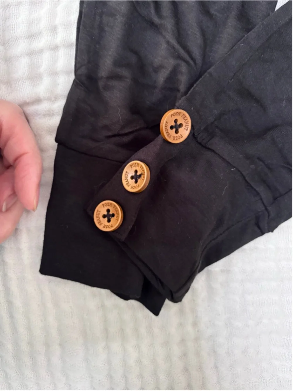 Girls Posh Peanut Bamboo Matching Set 6 Green Orange Leopard Print